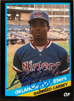 Barbaro Garbey Signed 1988 CMC Baseball Card - Oklahoma City 89ers #16