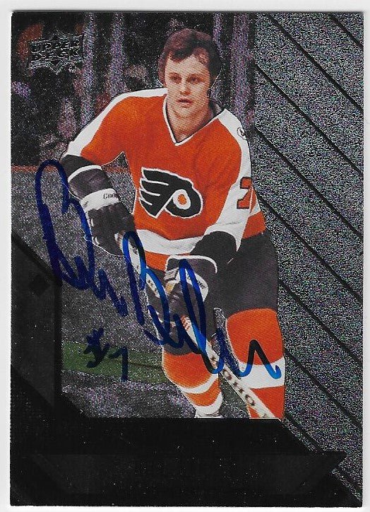 Bill Barber Signed 2014-15 Upper Deck Black Diamond Hockey Card - Philadelphia Flyers