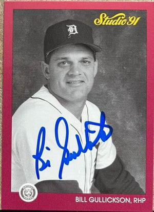 Bill Gullickson Signed 1991 Studio Baseball Card - Detroit Tigers - PastPros