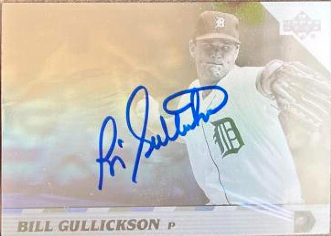 Bill Gullickson Signed 1992 Upper Deck Team MVP Baseball Card - Detroit Tigers - PastPros