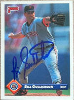 Bill Gullickson Signed 1993 Donruss Baseball Card - Detroit Tigers - PastPros