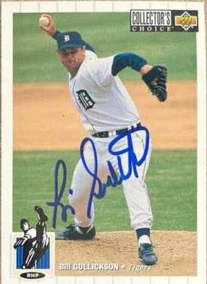 Bill Gullickson Signed 1994 Collector's Choice Baseball Card - Detroit Tigers - PastPros