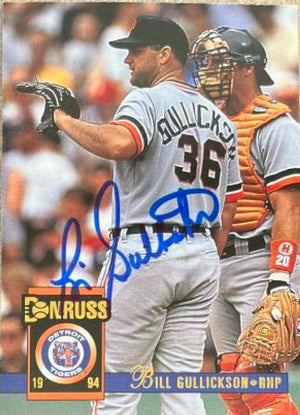 Bill Gullickson Signed 1994 Donruss Baseball Card - Detroit Tigers - PastPros