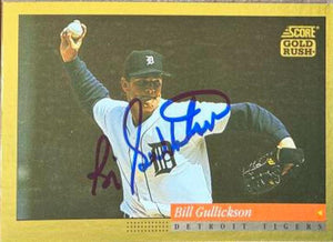 Bill Gullickson Signed 1994 Score Gold Rush Baseball Card - Detroit Tigers - PastPros