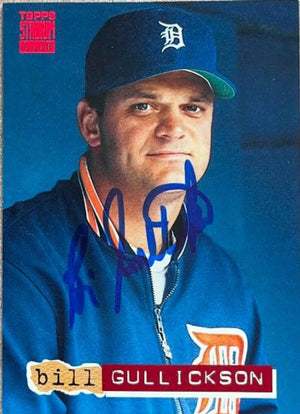 Bill Gullickson Signed 1994 Stadium Club Baseball Card - Detroit Tigers