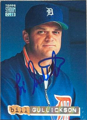 Bill Gullickson Signed 1994 Stadium Club Golden Rainbow Baseball Card - Detroit Tigers - PastPros