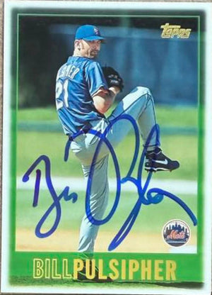 Bill Pulsipher Signed 1997 Topps Baseball Card - New York Mets
