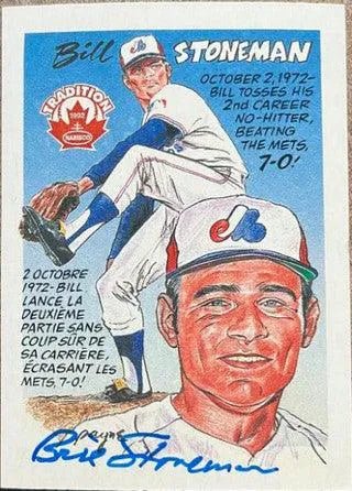 Bill Stoneman Signed 1992 Nabisco Baseball Card - Montreal Expos