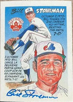 Bill Stoneman Signed 1992 Nabisco Baseball Card - Montreal Expos