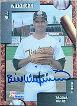 Bill Wilkinson Signed 1990 Fleer ProCards Baseball Card - Tacoma Tigers