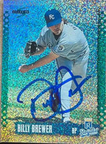 Billy Brewer Signed 1995 Score Platinum Team Sets Baseball Card - Kansas City Royals