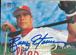 Bobby Estalella Signed 1998 Fleer Tradition Baseball Card - Philadelphia Phillies - PastPros