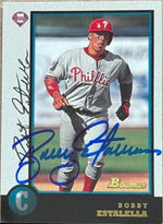 Bobby Estalella Signed 1998 Stadium Club Bowman Prospect Previews Baseball Card - Philadelphia Phillies