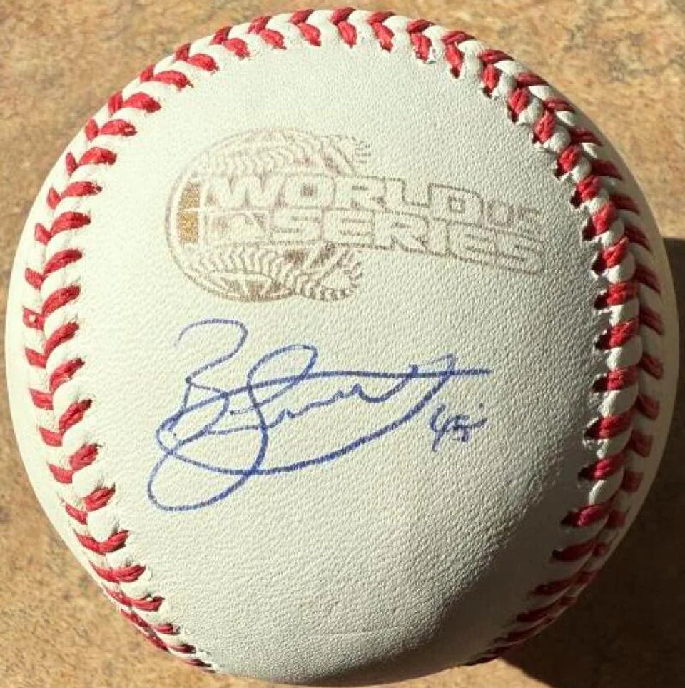 Bobby Jenks Signed Rawlings Official 2005 World Series Baseball - Chicago White Sox