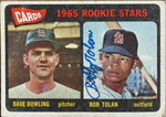 Bobby Tolan Signed 1965 Topps Baseball Card - St Louis Cardinals