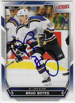Brad Boyes Signed 2007-08 Upper Deck Victory Hockey Card - St Louis Blues