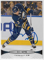 Brad Boyes Signed 2011-12 Upper Deck Hockey Card - St Louis Blues