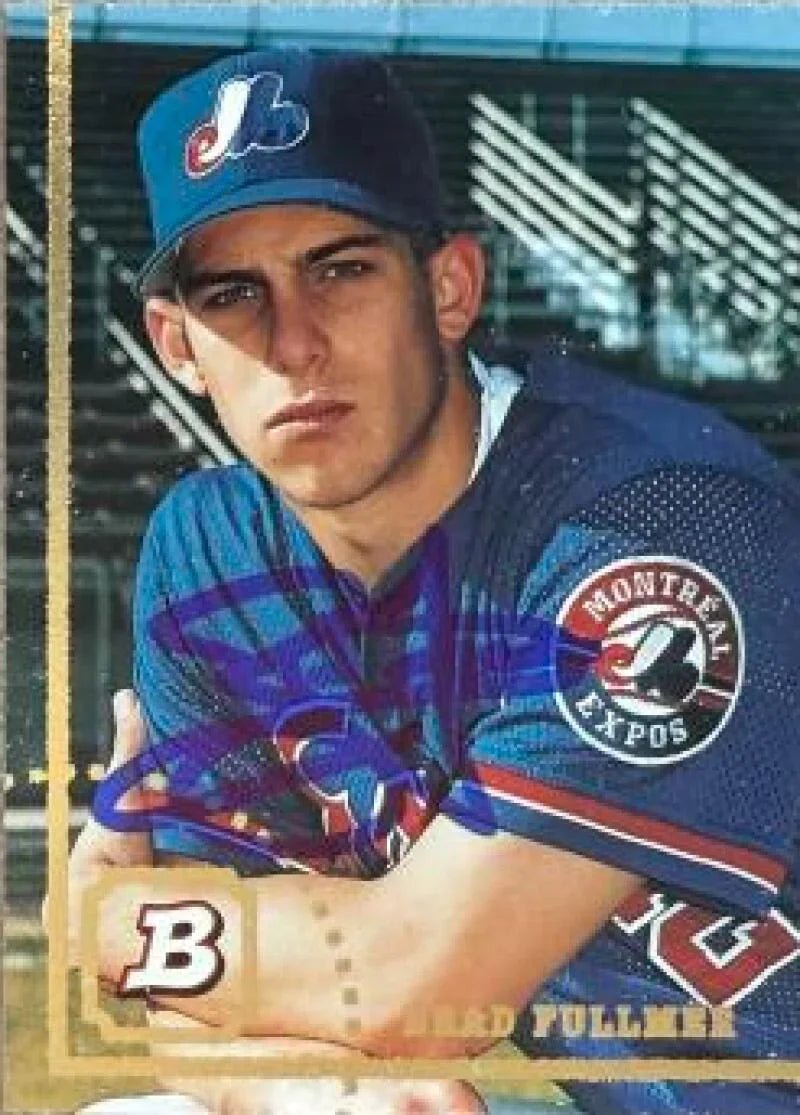 Brad Fullmer Signed 1994 Bowman Baseball Card - Montreal Expos #76 RC