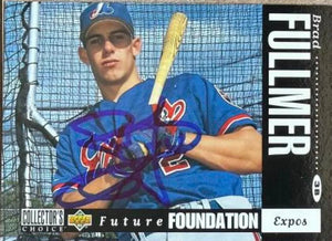 Brad Fullmer Signed 1994 Collector's Choice Baseball Card - Montreal Expos #643 FF, RC