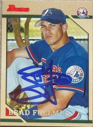 Brad Fullmer Signed 1996 Bowman Baseball Card - Montreal Expos #369