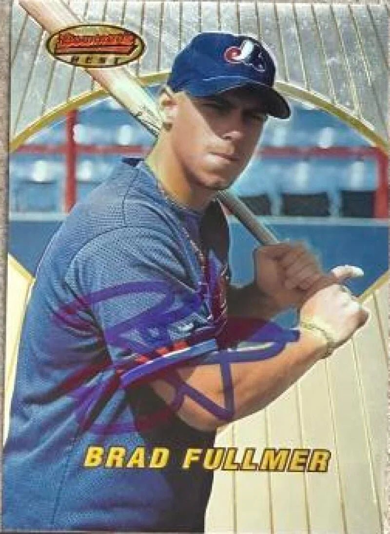 Brad Fullmer Signed 1996 Bowman's Best Baseball Card - Montreal Expos #143