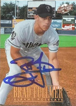Brad Fullmer Signed 1996 Fleer Excel Baseball Card - Montreal Expos #186