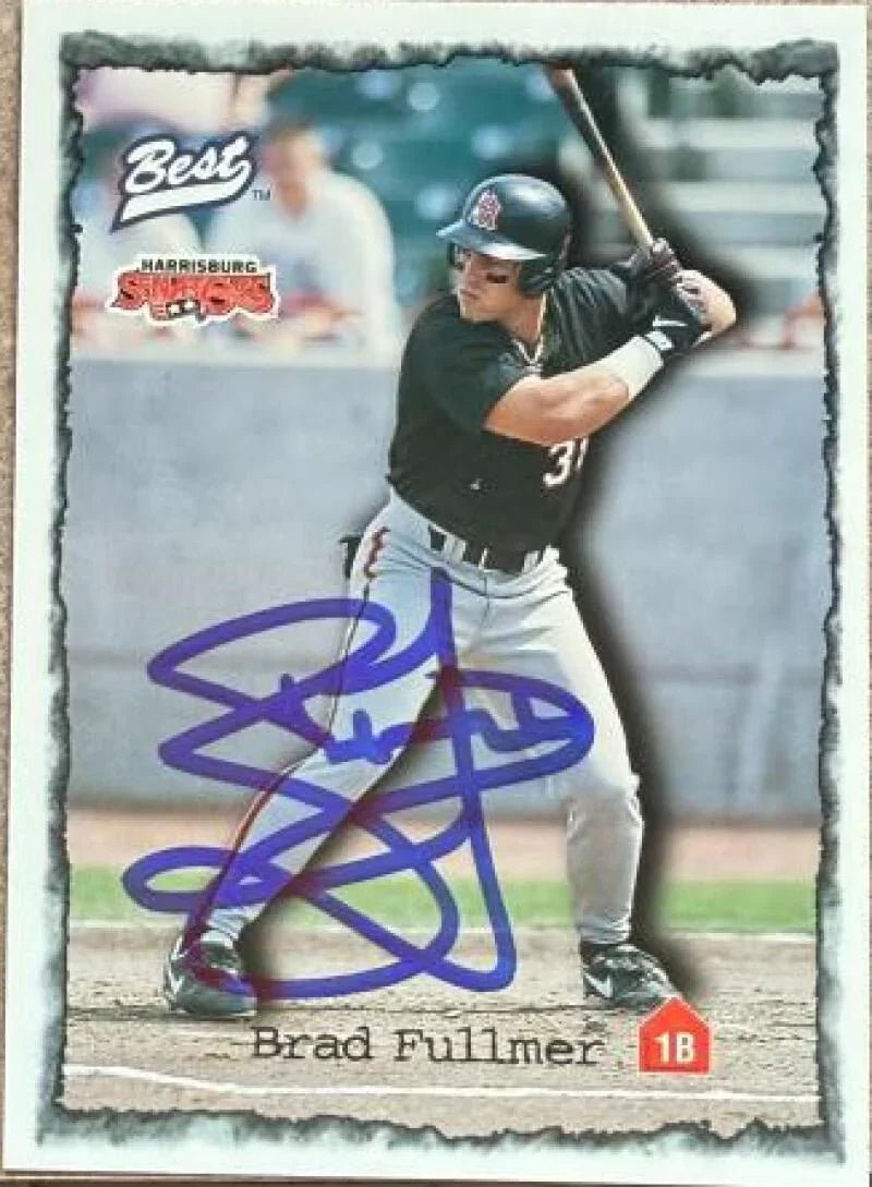 Brad Fullmer Signed 1997 Best Baseball Card - Montreal Expos #46