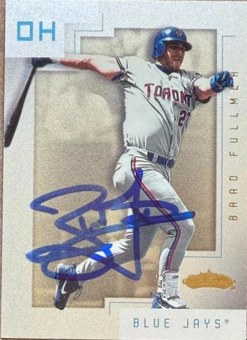 Brad Fullmer Signed 2001 Fleer Showcase Baseball Card - Toronto Blue Jays #68