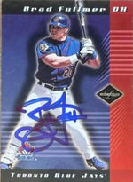 Brad Fullmer Signed 2001 Leaf Limited Baseball Card - Toronto Blue Jays #113