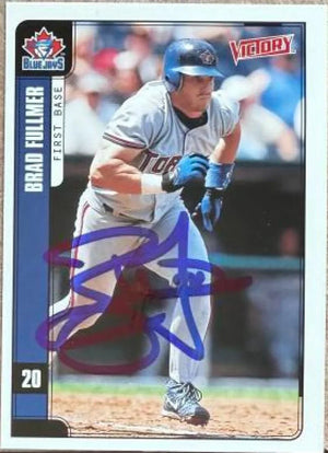 Brad Fullmer Signed 2001 Upper Deck Victory Baseball Card - Toronto Blue Jays #39