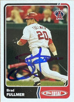 Brad Fullmer Signed 2003 Topps Total Baseball Card - Anaheim Angels #674