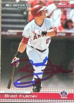 Brad Fullmer Signed 2004 Donruss Baseball Card - Anaheim Angels #72