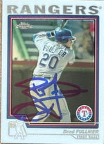 Brad Fullmer Signed 2004 Topps Traded & Rookies Chrome Baseball Card - Texas Rangers #T28