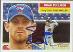 Brad Fullmer Signed 2005 Topps Heritage Baseball Card - Texas Rangers #215
