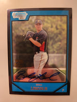 Brad Lincoln Signed 2007 Bowman Chrome Prospects Baseball Card - Pittsburgh Pirates #BC254 AU - PastPros