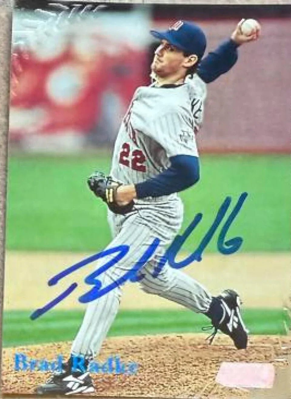 Brad Radke Signed 1998 Stadium Club Baseball Card - Minnesota Twins