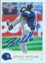 Brad Radke Signed 2000 Fleer Focus Baseball Card - Minnesota Twins