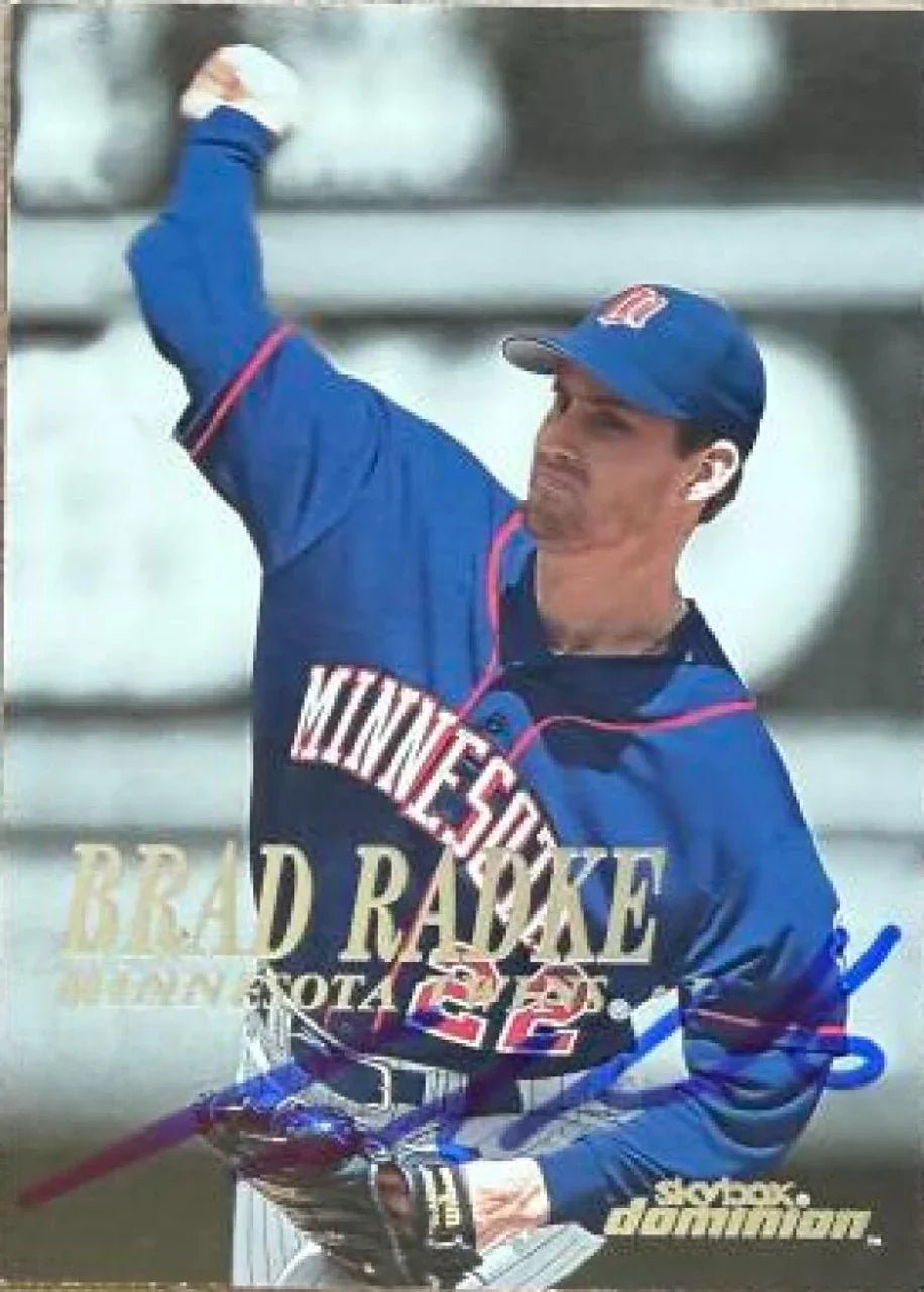 Brad Radke Signed 2000 Skybox Dominion Baseball Card - Minnesota Twins