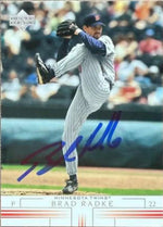 Brad Radke Signed 2002 Upper Deck Baseball Card - Minnesota Twins