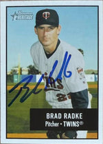 Brad Radke Signed 2003 Bowman Heritage Baseball Card - Minnesota Twins