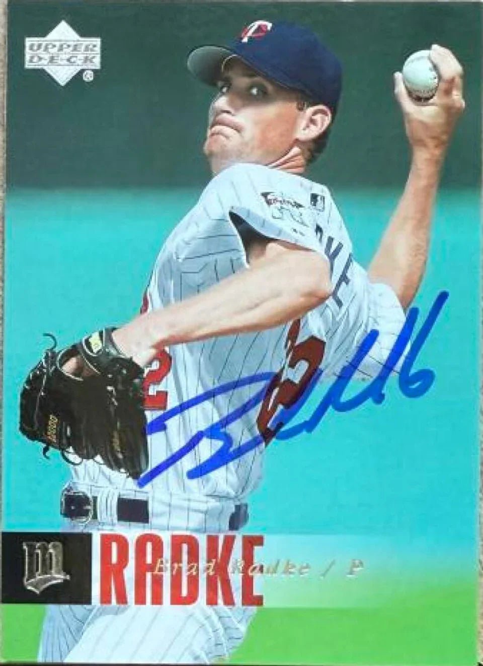 Brad Radke Signed 2006 Upper Deck Baseball Card - Minnesota Twins