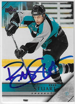 Brad Stuart Signed 2005-06 Upper Deck Hockey Card - San Jose Sharks