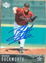 Brandon Duckworth Signed 2004 Upper Deck Baseball Card - Philadelphia Phillies #356
