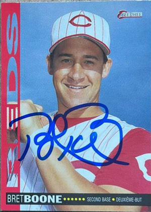 Bret Boone Signed 1994 O-Pee-Chee Baseball Card - Cincinnati Reds - PastPros