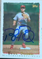 Bret Boone Signed 1995 Topps Baseball Card - Cincinnati Reds - PastPros