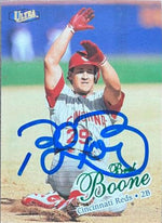 Bret Boone Signed 1998 Fleer Ultra Baseball Card - Cincinnati Reds
