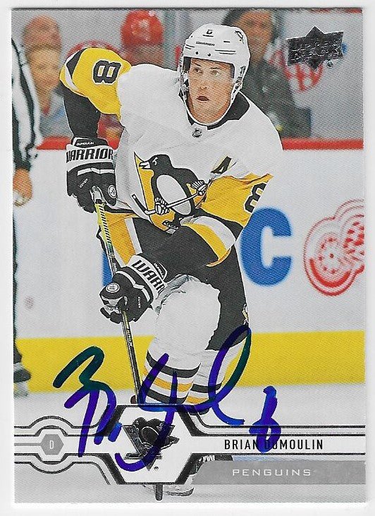 Brian Dumolin Signed 2019-20 Upper Deck Hockey Card - Pittsburgh Penguins