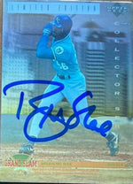 Brian McRae Signed 1992 Upper Deck Denny's Grand Slam Holograms Baseball Card - Kansas City Royals