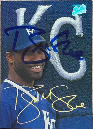 Brian McRae Signed 1993 Studio Baseball Card - Kansas City Royals - PastPros