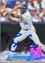 Brian McRae Signed 1994 Donruss Special Edition Baseball Card - Kansas City Royals